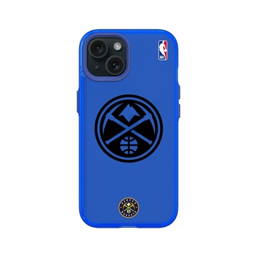 iPhone 15 Clear 激光藍 - NBA - B&W-丹佛金塊 Denver Nuggets B&W