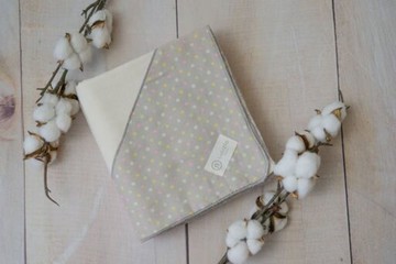 nizio跳跳糖四層紗浴包巾-灰 新生禮 彌月禮 寶寶出生禮