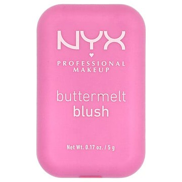 NYX Professional Makeup, Buttermelt Blush，01 My Butta Half，0.17 盎司（5 克）