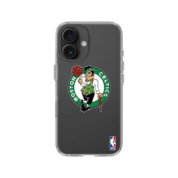 iPhone 16 Clear Case（相機按鈕） 透明 - NBA - Logo-波士頓塞爾提克 Boston Celtics
