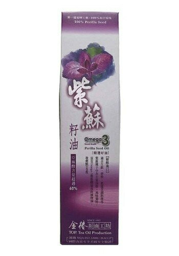金椿茶油工坊   紫蘇籽油500ml/罐