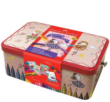 彩色筆 Faber-Castell 輝柏 25色音樂盒連接彩色筆 (155095)【APP滿額下單10%點數(單一帳號最高5000點)】1/31止