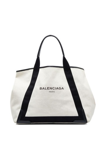 Balenciaga Pre-Owned - Cabas M tote bag - women - Canvas - One Size - White