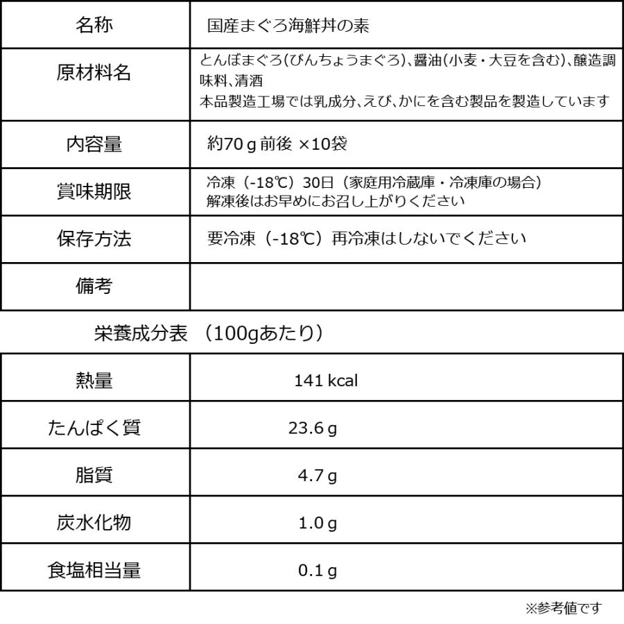 ギフト まぐろ漬け 産 海鮮丼 10食セット 国産 セール ギフト プレゼント 簡単便利 送料無料