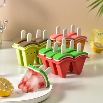 卡通冰膜 四組新款水果系列冰棒模 手工diy雪糕 模具套裝