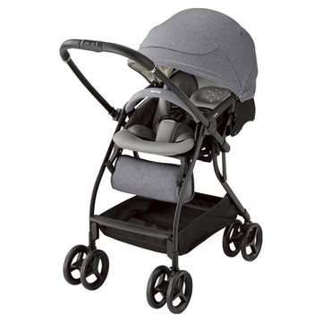 Aprica 愛普力卡 雙向自動四輪推車 RunRun 2129310  夢幻灰