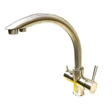 Homebox HB月亮彎304不銹鋼三用立式龍頭