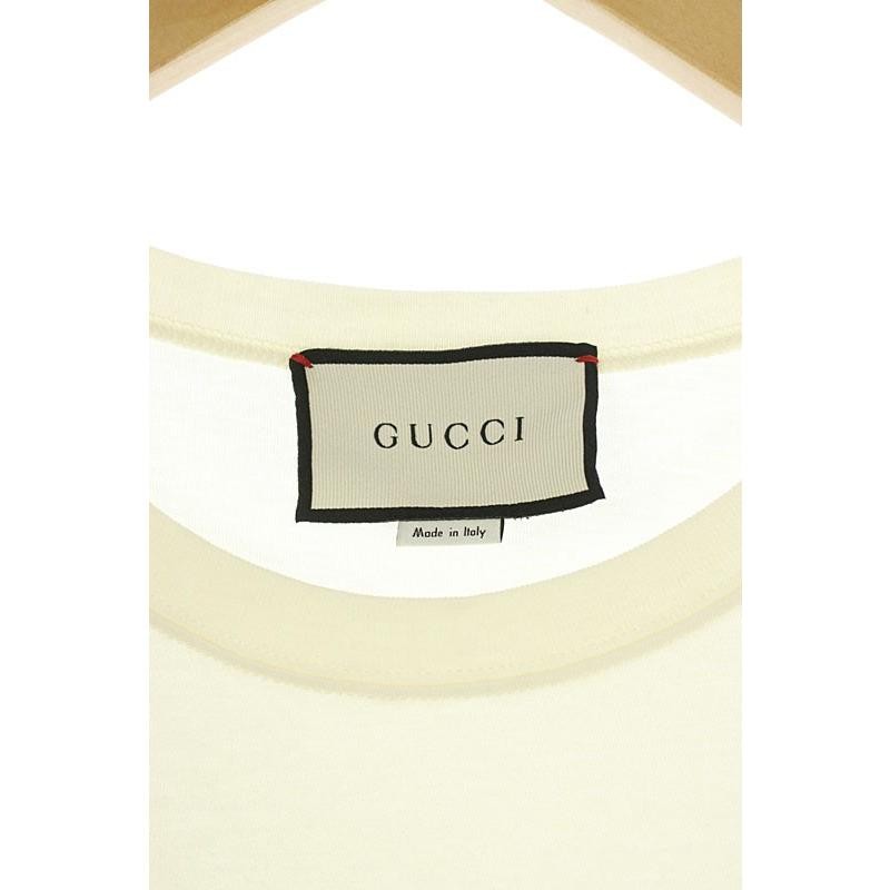 格安 ショップ GUCCI グッチ Tシャツ・カットソー XS 白 【古着