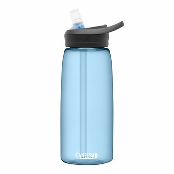 【【蘋果戶外】】Camelbak《送咬嘴蓋》1000ml eddy+多水吸管水瓶 透藍 水壺單車水壺吸管水壺 renew