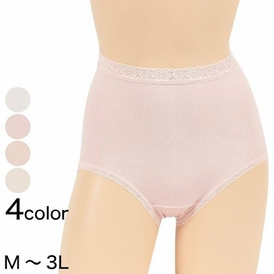 深ばき ショーツ 綿 レディース M~3L