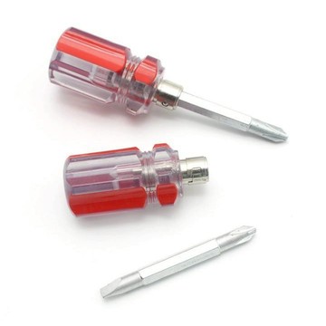 ［台灣現貨+隔日寄送+實體店面］兩用 螺絲起子 螺絲刀 一字 雙頭起子 十字 迷你螺絲起子 伸縮螺絲刀 梅花 平口