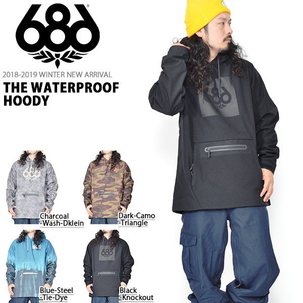 パーカー 686 Six Eight Six Waterproof Hoody Pull Over メンズ ウォータープルーフ 撥水 スノーボード 通販 Lineポイント最大0 5 Get Lineショッピング