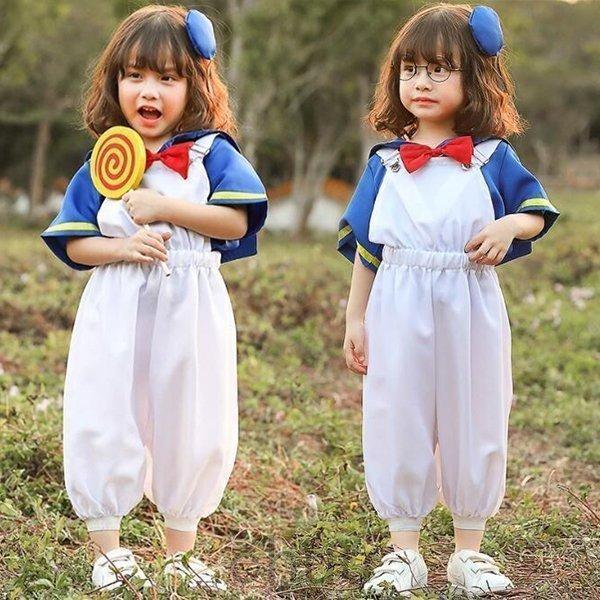 ドナルドダック コスプレ衣装 セーラー服 ハロウィン コスプレ コスチューム サロペット 仮装 変装 子供用 キッズ 女の子 カジュアル ポップ 通販  LINEポイント最大GET LINEショッピング