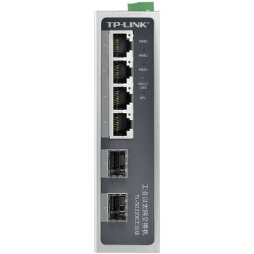【快速出貨】 免運 網絡交換機 TP-LINKTL-SG2206工業級全千兆2光4電環網交換機導軌式12V/24V48V~優樂悅