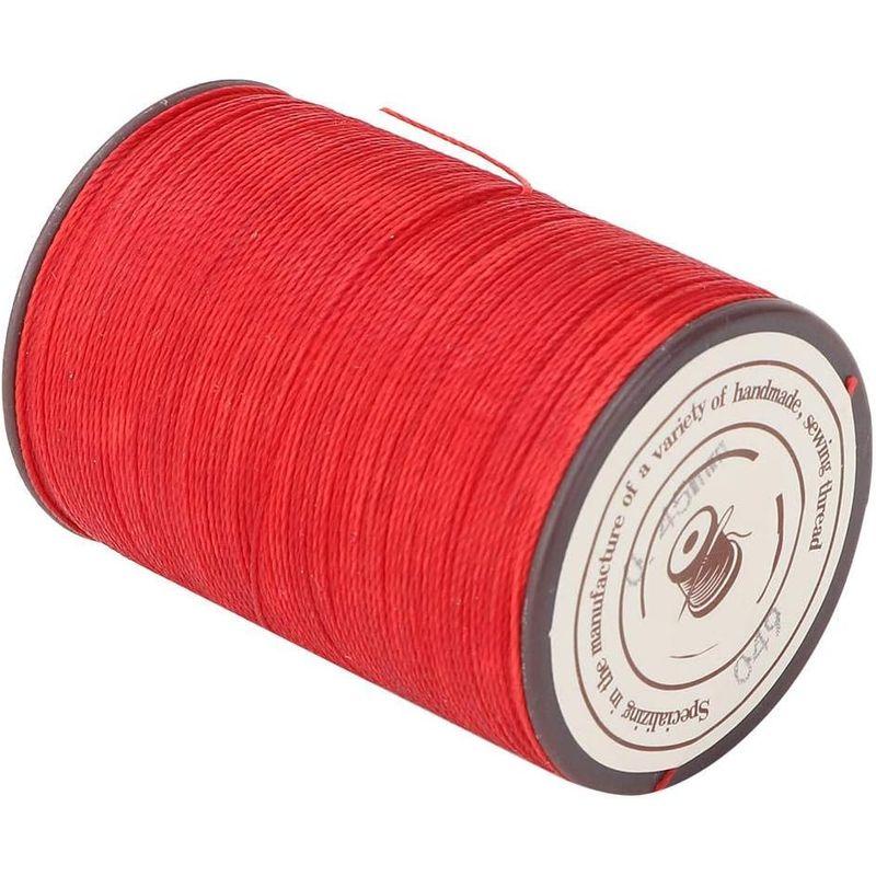 dooti蝋引き糸 縫製ライン コード DIY レザークラフト 全6色 手縫い 紐 糸 革 160m 0.45MM