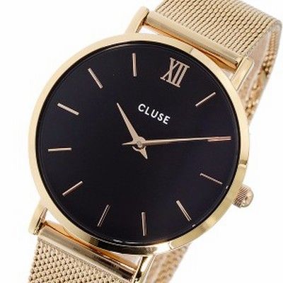 クルース Cluse ミニュイ メッシュベルト 33mm レディース 腕時計 Cl Cw ローズゴールド ブラック ブラック 通販 Lineポイント最大get Lineショッピング