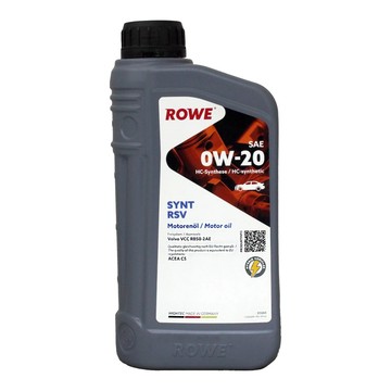 【易油網】ROWE HIGHTEC SYNT RSV SAE 0W20 C5 VOLVO VCC 全合成機油