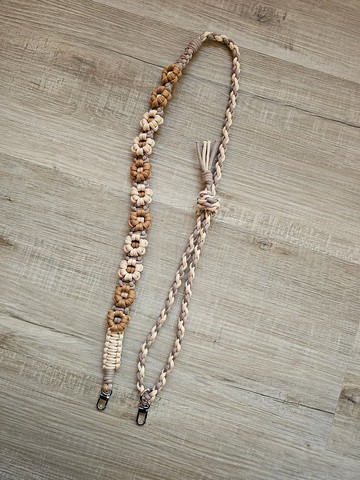 Faith Handmade | Macrame 小花手機可調式背帶 手機背帶