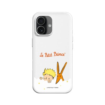iPhone 17 SolidX 白 - Le Petit Prince 小王子 - 小王子與狐狸 - 偷偷窺視