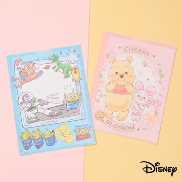 迪士尼｜U型文件夾 維尼 玩具總動員 三眼怪 樂佩 資料夾 文具 開會 辦公 收納 NP523