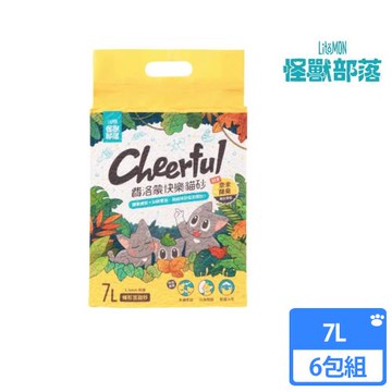 怪獸部落 費洛蒙紓壓條型豆腐砂7L 六包組