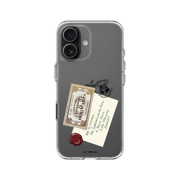 iPhone 17 Clear Case（相機按鈕） 透明 - 哈利波特 Harry Potter - 入學信封和車票