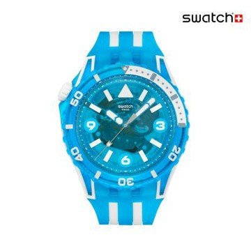 Swatch SCUBAQUA 晴空藍 BLUE FIRE SSCU09S100 (44mm)
