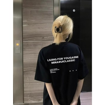 100%純棉美式短袖oversize T恤 短袖t恤 男女生t恤 美式復古上衣 印花t恤 大尺碼上衣 下半身失蹤 情侶裝