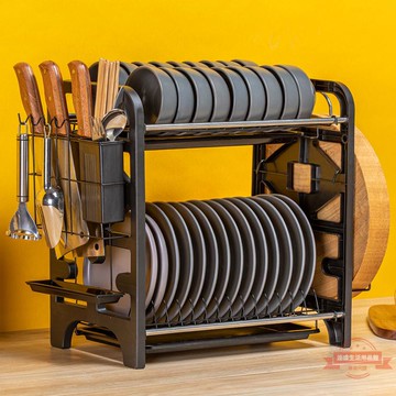 廚房置物架碗架收納架多功能碗碟架刀架筷子瀝水架碗筷收納盒碗柜