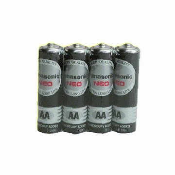 【國際牌Panasonic】3號 AA 碳鋅電池 (1封4個)