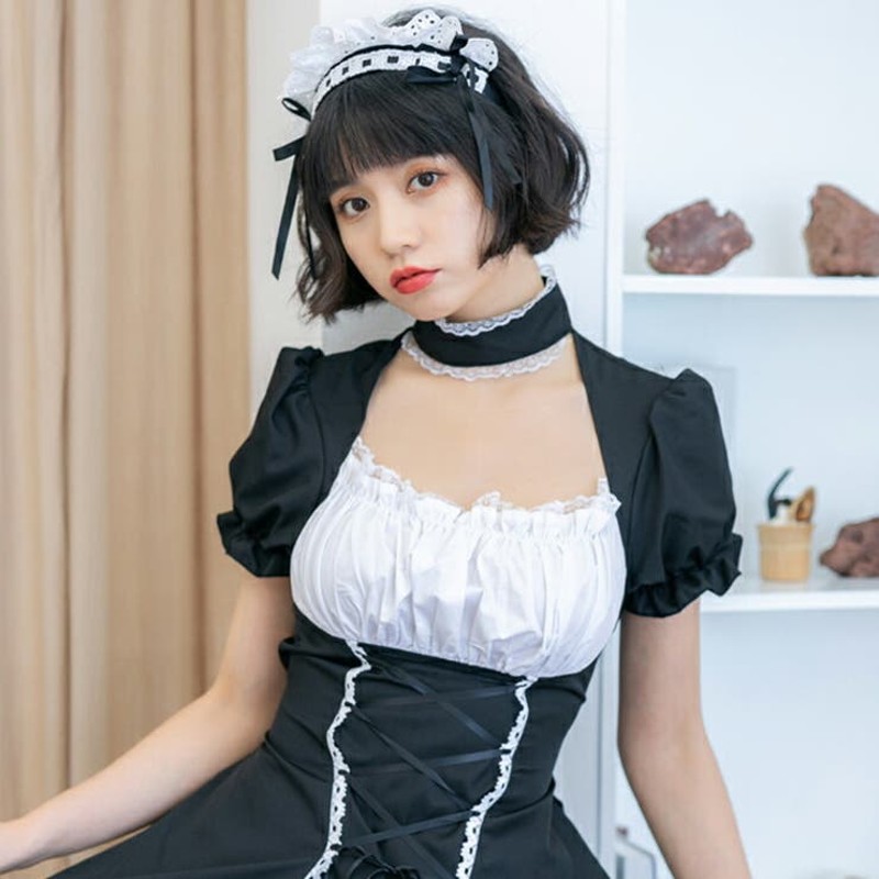 メイド服コスプレ メイド服 カチューシャ | LINEショッピング