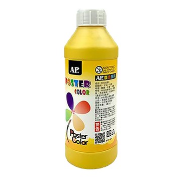 AP廣告顏料/P02/黃色/500ml