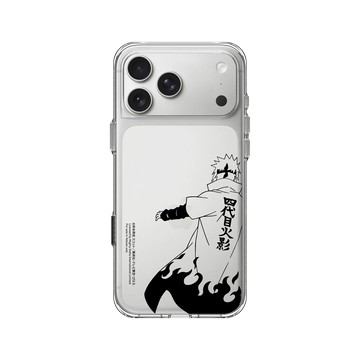 iPhone 17 Pro Max Clear Case（相機按鈕） 透明 - 火影忍者 Naruto - 素描系列-波風湊