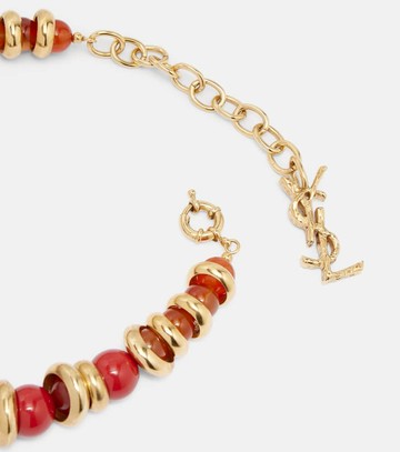 Saint Laurent Loulou beaded choker