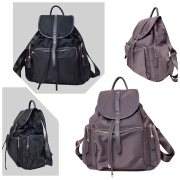 （現貨5色）🎀SHINYTON 厚磅尼龍後背包（大）🎀雙肩包、後背包、多口袋後背包、束口後背包