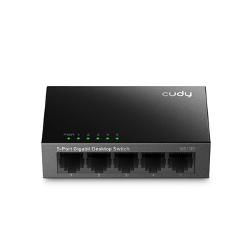cudy GS105 5埠 散熱絕佳金屬外殼 Gigabit桌上型網路交換器配置機箱最佳選擇