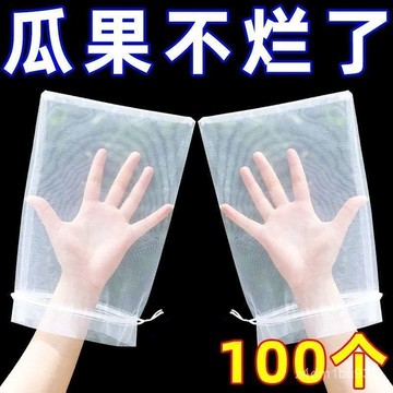 臺灣有貨⚡自帶抽繩葡萄水果套袋防鳥防雨防蟲網袋瓜果無花果枇杷透氣專用袋 葡萄水果套袋防蟲防鳥防雨水果網袋無花果透果蔬收納