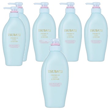 TSUBAKI 思波綺 瞬亮涼感潤髮乳 升級版  450ml  6瓶
