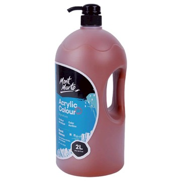 蒙瑪特 壓克力畫室顏料 MSCH2015 赭石  2L  1色
