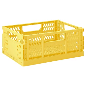 3 sprouts 環保折疊籃 60%回收塑料  檸檬黃  1個