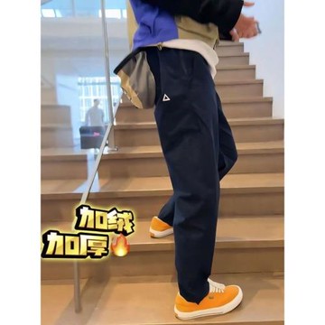 藏藍色三防軟殼加絨沖鋒褲男秋冬美式戶外機能工裝褲徒步登山褲子