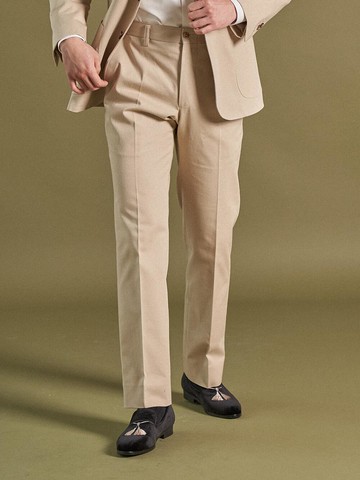 ALCPT004 Straight Fit Cotton Pants_l.beige