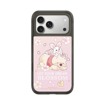 iPhone 17 Pro Max AirX 本質黑 - 迪士尼-小熊維尼 Disney Winnie The Pooh - 睡夢與花