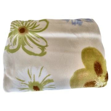 BUHO 布歐 極柔暖法蘭絨 兩用毯被床包 雙人  浮游花蕾  被子 + 被套 + 床墊套組