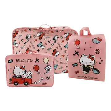 Hello Kitty旅行收納三件組-2組