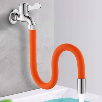 [24時熱賣]增壓防濺接頭 水龍頭延伸器水龍頭延長管 伸縮過濾防濺萬嚮軟管加長通用水管 彎曲防濺定型管 VRJX