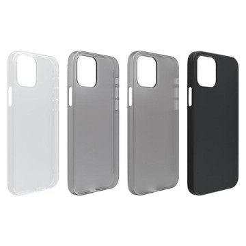 Air Jacket系列 iPhone 12 mini 手機殼 透黑 Clear Black