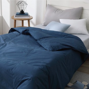 單人/十月被/可機洗、免被套、蓋一整年的好被子-沉穩藍