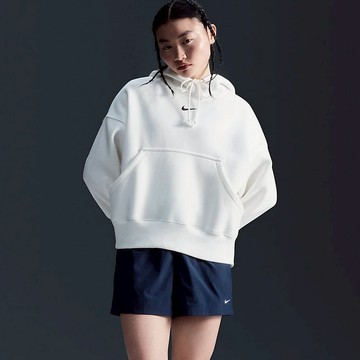 【NIKE】PHNX FLC OOS PO HOOD 長袖上衣 女款 帽T 運動 白 DQ5859-133