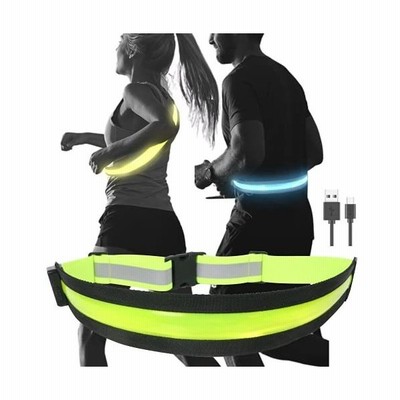 Terui Lights Osaka ランニング ライト 充電式 Led ベルト 反射板 腰 防水 Usb ジョギング 自転車 ナイト タスキ 夜間 反 通販 Lineポイント最大get Lineショッピング